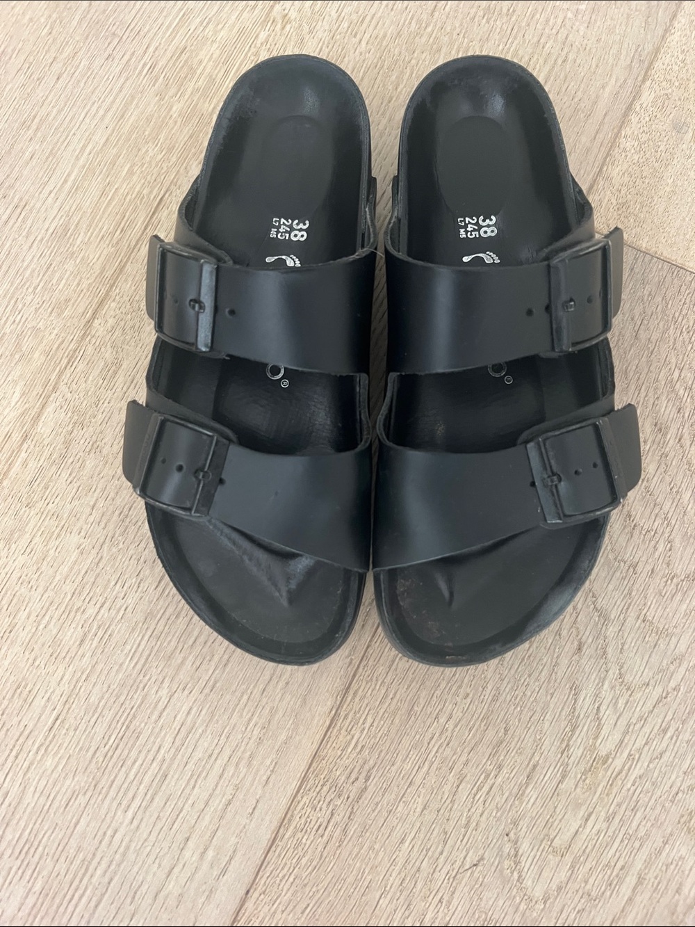 Birkenstock Pappilio Double-Buckle Sandal  orig $230.Good condition Size 38
